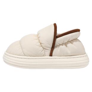 防水棉拖鞋女款冬季2025新款室内家居防滑厚底羽绒保暖全包跟棉鞋