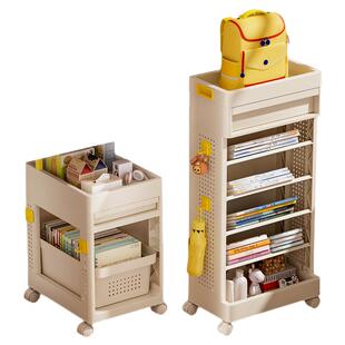 书包置物架可移动多层放桌边收纳书本桌下神器桌面侧边书架小推车