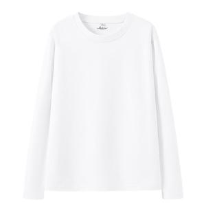 班尼路纯棉长袖t恤女士秋冬新款宽松休闲亲肤日常内搭上衣打底衫Q