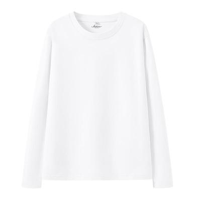 班尼路纯棉长袖t恤女士秋冬新款宽松休闲亲肤日常内搭上衣打底衫Q
