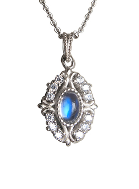 轻奢珠宝复古维多利亚纯银镀白金