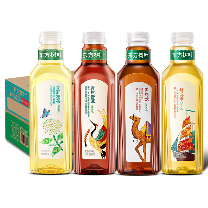 农夫山泉东方树叶900ml整瓶箱装
