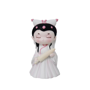 白蛇传奇古风手办盲盒杭州西湖文创白娘子许仙公仔伴手礼物小摆件