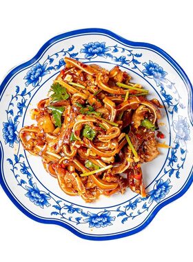 湖观食色飘香猪耳凉菜小炒干锅