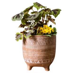 【掬涵】布拉格红陶花盆花瓶复古大号陶罐多肉瓦罐陶盆波西米亚风