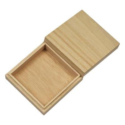 正方形小号木制收纳盒定做
