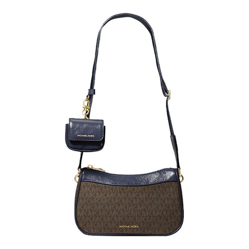 MKJetSet中号老花斜挎包
