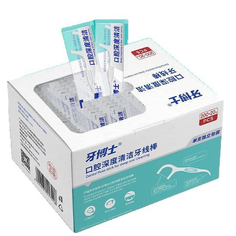 独立包装医用无菌一次性牙线棒
