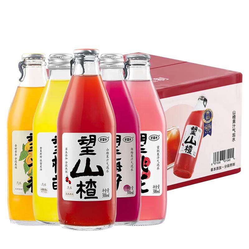好望水气泡果汁饮料300ml*24瓶