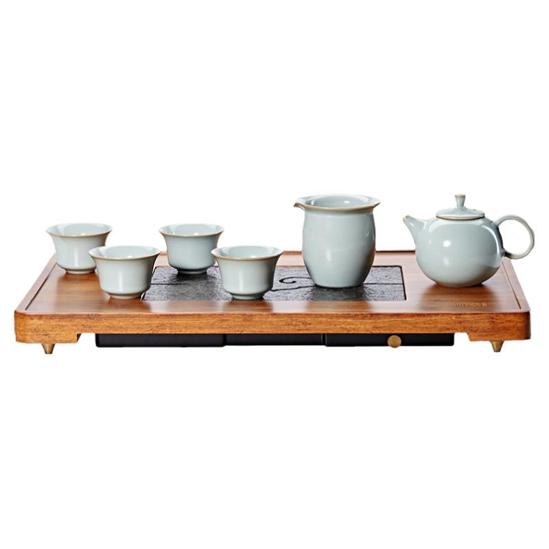 雅瓷汝窑西施壶办公室功夫茶具