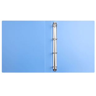 创易文具新品四孔打孔活页夹a4文件夹透明资料装订夹册办公用品快劳夹学生手工diy手账活页本外壳试卷收纳袋