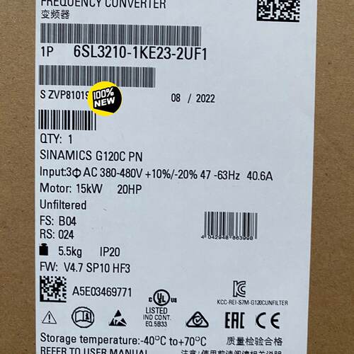 【询价】6SL3210-1KE23-2UF1 G120C 15适用