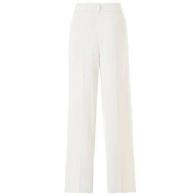 LANCY/朗姿2025秋季新款通勤百搭高腰直筒阔腿显瘦西装裤休闲裤女