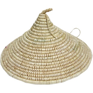 云南纯手工草编锅盖汽锅石锅蒸馒头锅盖田园原创餐厅蒸饭盖透气盖