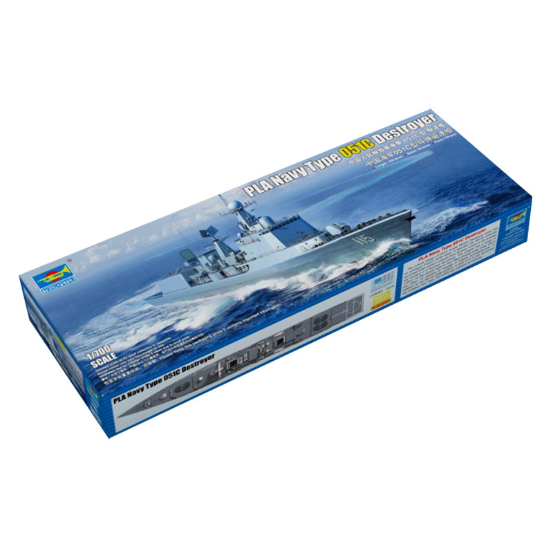 小号手051C导弹驱逐舰拼装模型