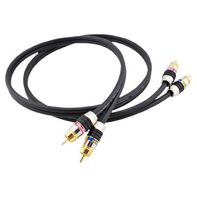 美国怪兽莲花音频线cdRCA头定制