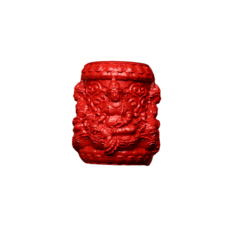 原矿保真朱砂黄财神大黑天桶珠配珠金刚星月菩提手长串diy配饰