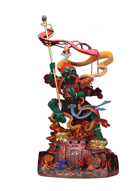 康盛树脂面燃大士鬼王普渡公神像