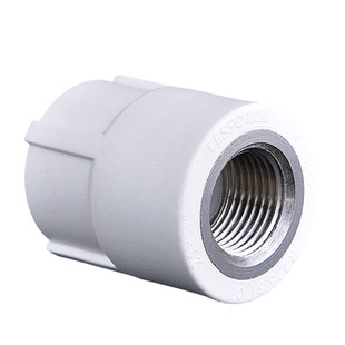 联塑ppr内丝直通4分冷热水管直接头25热熔水管配件对接头内牙直通