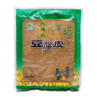 浙江杭州特产富阳东坞山豆腐皮正宗特级薄油豆皮豆衣250g袋装干货