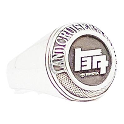 渡鸦丰田陆巡7系925银手工戒指