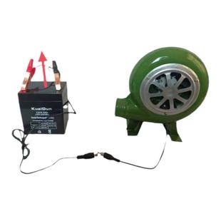 12v小型调速鼓风机柴火汽化炉炉专用户外烧烤风机220V伏调速风机