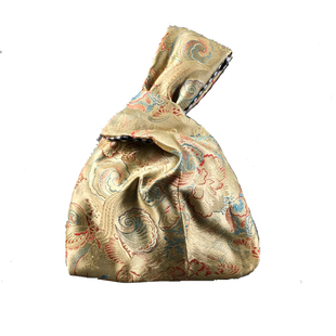 复古国风手腕包套结手拿包手腕袋零钱遛弯包装手机包ins小包手袋