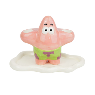 陶瓷派大星牙刷架子置物架情侣电动牙刷底座卫生间洗漱台创意支架