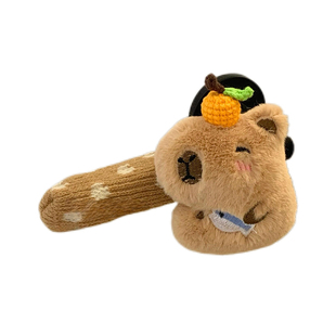 门把手护套可爱水豚防静电儿童防撞保护套装饰房门冬天防冻手把套