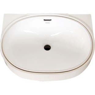 TOTO台下盆LW548B洗手盆家用嵌入椭圆智洁陶瓷23.6寸洗脸面盆(07)