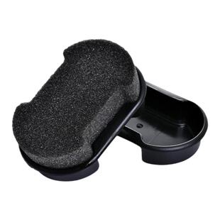 通用擦鞋的黑色海绵擦鞋蜡双面即亮鞋擦无色双面皮鞋油鞋擦魔力擦