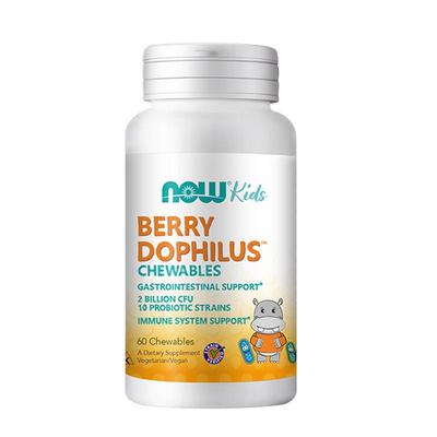 NOW进口儿童宝宝益生菌咀嚼片
