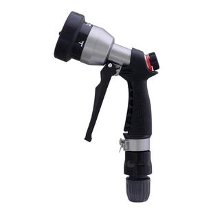 日本进口NOZZLE5 园艺浇花洗车一键锁定散水豪华金属喷头水枪