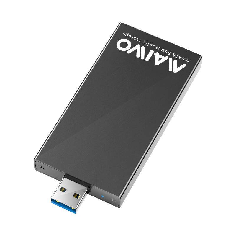 麦沃ssd固态硬盘盒msata转usb3.0笔记本铝合金外接盒读取器K1642S