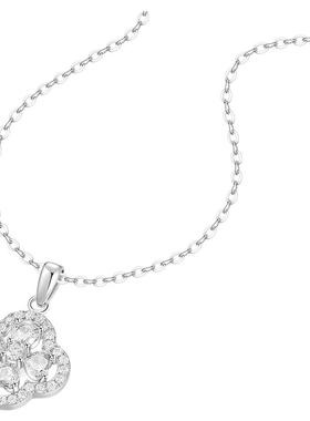 I Do&Co.桃你喜欢项链女纯银锁骨链轻奢小众高级生日礼物送女友