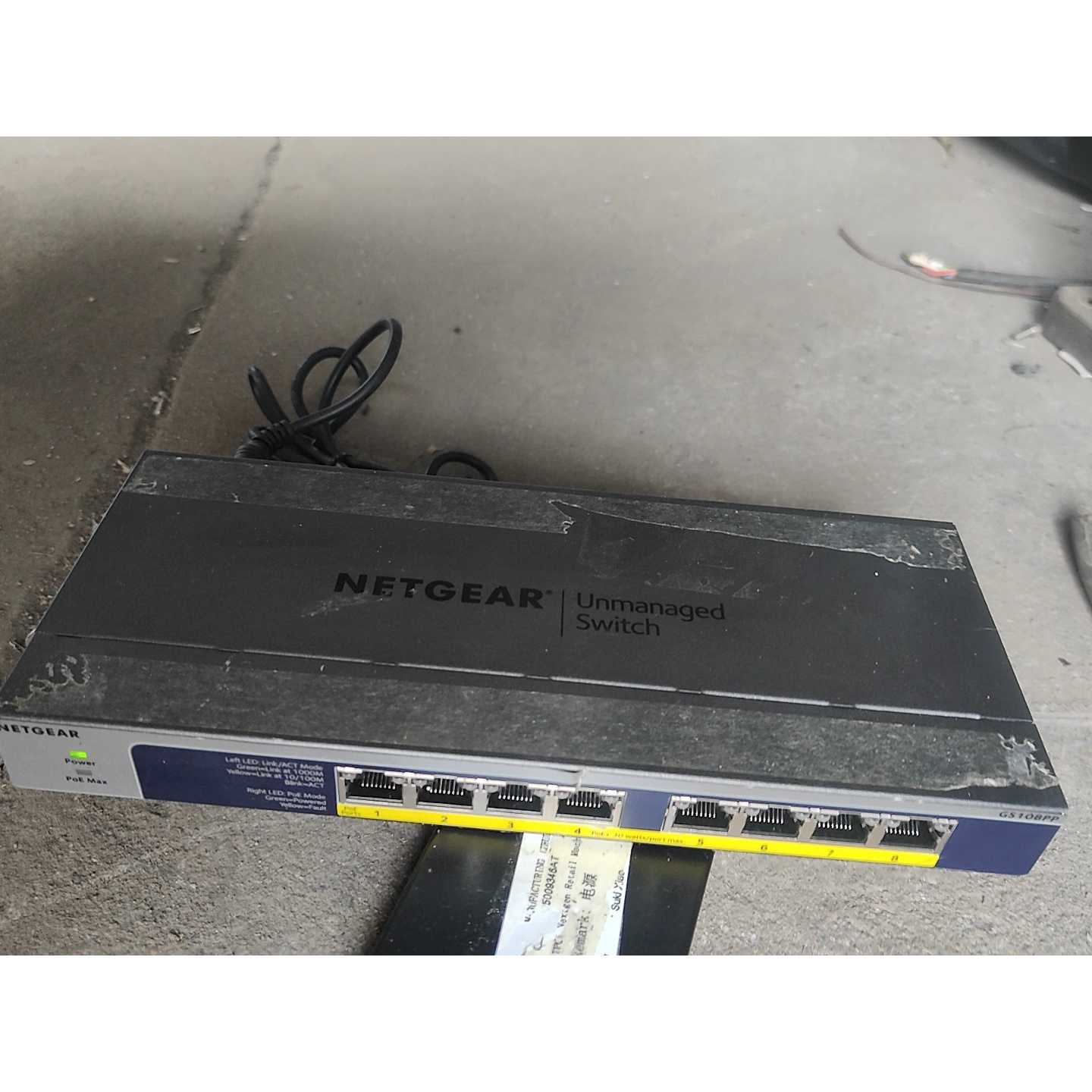 美国NETGEAR型号GS108PP8端口千兆Po议价