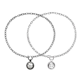 totwoo智能情侣项链异地恋感应神器震动闪光项链纪念情人节礼物