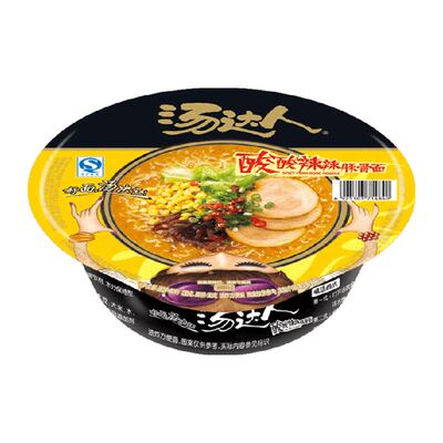 统一酸酸辣辣豚骨面方便面