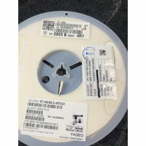 国巨RT0805BRD074R7L 薄膜精密电阻询价