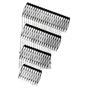 倒插梳发梳小号耐用不掉漆黑色刘海梳前额固定发卡女碎发整理神器