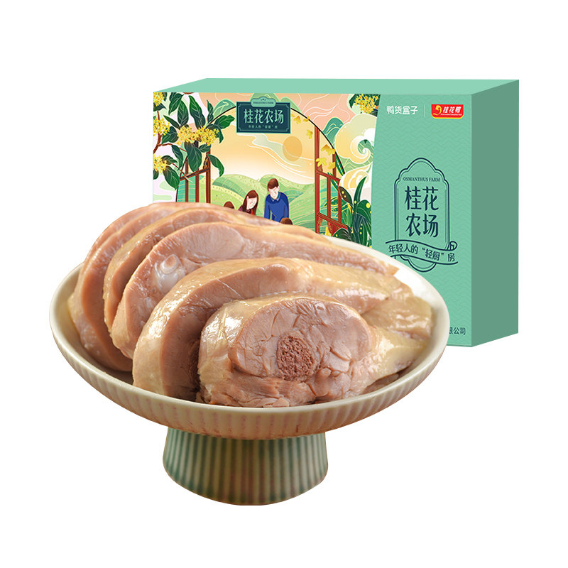 桂花鸭鸭腿盐水鸭170gX2袋南京特产卤味熟食夜宵酱鸭老字号酱卤