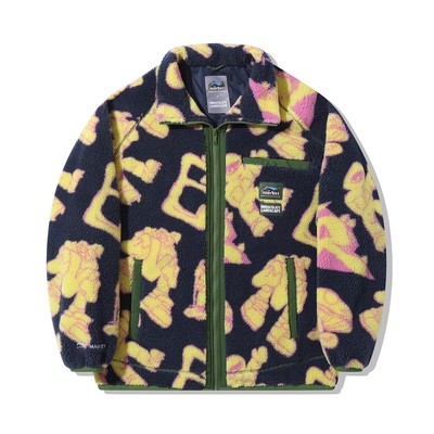 休闲运动厚款外套男中国李宁