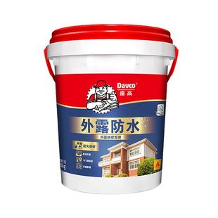 德高防水胶屋顶补漏材料屋面平房裂缝堵漏水性防水涂料天沟可外露