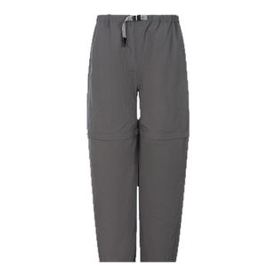 白山/WHITE MOUNTAINEERING 男士纯色松紧腰系扣拼接束脚运动裤