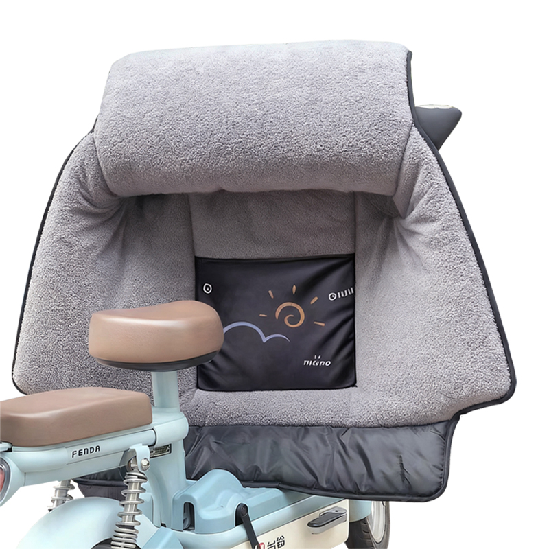 电动车挡风被冬季加大加厚加绒防风双面防水电车电瓶车四季通用款