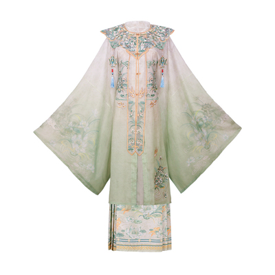 山茶花|明制云肩汉服马面裙套装