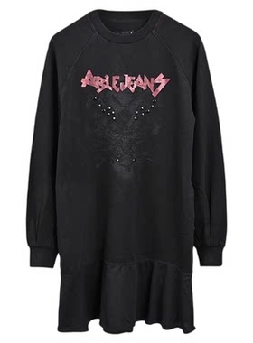 ABLEJEANS牛仔连身裙秋季长袖装