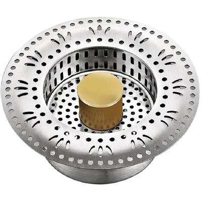 水槽过滤网漏水塞按压水槽下水器