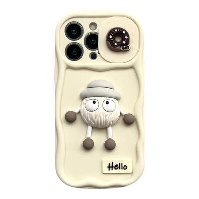 适用苹果iPhone推拉窗煤球手机壳