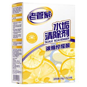 老管家柠檬酸除垢剂去除水垢电热水壶饮水机清洗剂清洁水垢清除剂